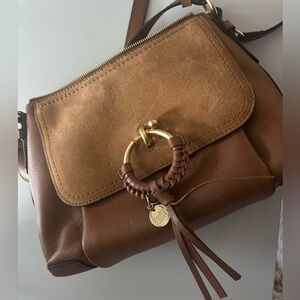 See by Chloe tan bag